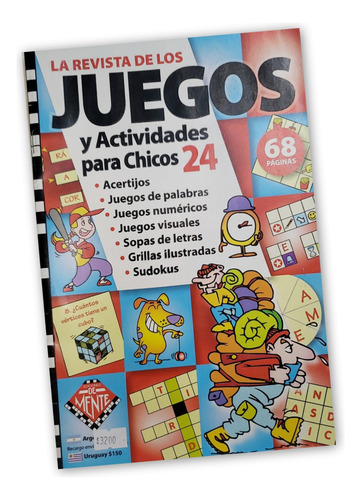 Revista Juegos Y Actividades Para Chico.  Juegos De Mente