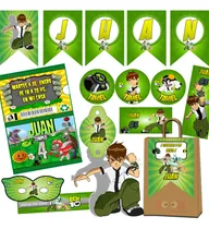 Comprar Kit Imprimible Candybar Ben 10 100% Editable Powerpoint
