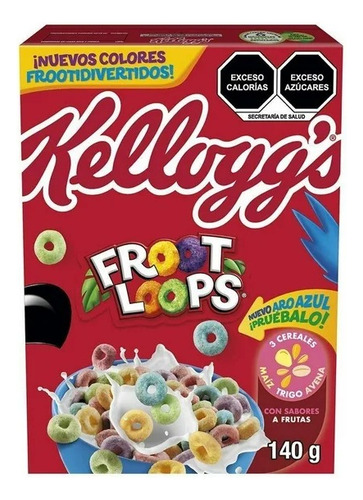Kellogg's Froot Loops Sabor Frutas Naturales 140 G