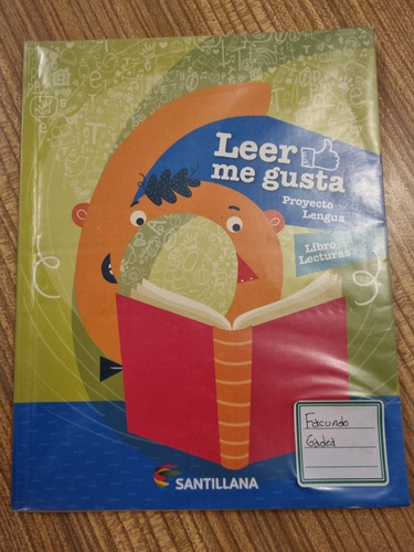 Libro Leer Me Gusta 6to Primaria Usado, Cuidado. Santillana 