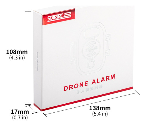 Rastreador De Sirene De Drone Cinza Para Dji Neo