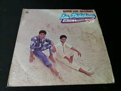 Los Pechichones Entre Grandes Lp Vinilo Vallenato