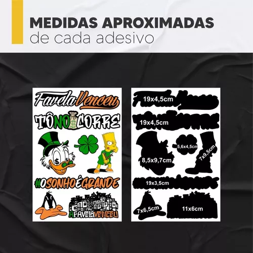 Kit 8 Cartelas Adesivos Carro Moto Bike Atacado 162 Stickers Ferkautoparts  Peças e Acessórios Nacionais e Importados