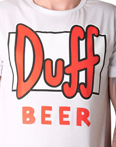Playera Hombre Moda Camiseta Blanco Simpson 58204840