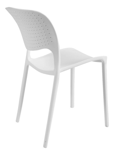 Silla Torino Plastico Apilable Comedor Baires4 Estructura De La Silla Blanco