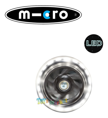 Monopatín 4 Ruedas Maxi Micro Deluxe Plegable Con Luces Led