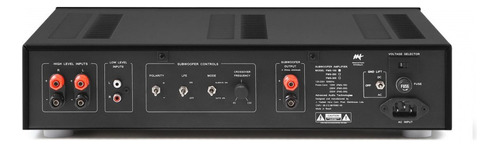 Amplificador Para Subwoofer Aat Pms-100 Cor Preto Potência de saída RMS 200 W