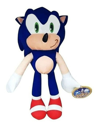 Muñeco Abrazable Apretable Soft Sonic The Hedgehog Original