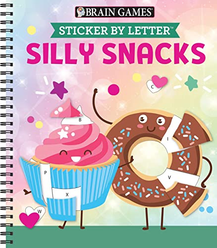 Brain Games - Sticker By Letter: Silly Snacks