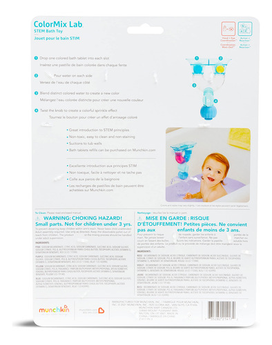 Brinquedo De Banho Infantil Munchkin Colormix Lab Stem Learn