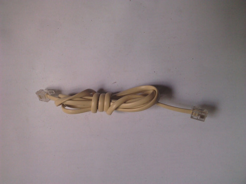 Cable De Teléfono Rj11 6p4c Módem Adsl 1 Metro 