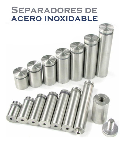 Separador De Acero Inoxidable - Medidas 25 X 40 - 4 Und