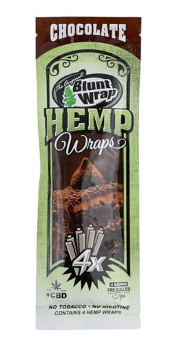 Blunt  De Cáñamo Blunt Wrap Con Cbd   4x