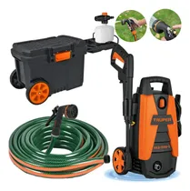 Comprar Hidrolavadora Manguera 15m Pistola Riego Caja De Herramienta