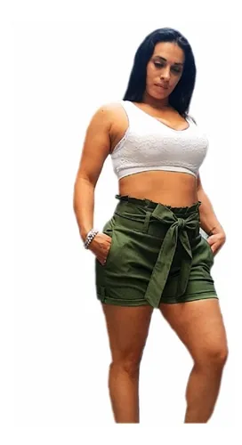 Short tiro alto con lazo hot sale