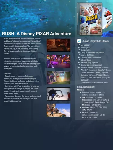 Rush : A Disney Pixar Adventure - Pc - Steam #579490