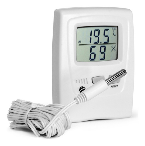 Termo-higrometro Digital Com Temperatura Interna /externa In