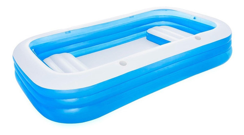 Alberca Familiar Inflable H2o Go 3 Mts De Largo Color Azul