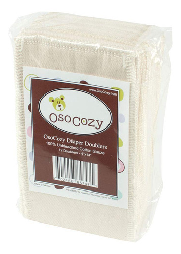 Osocozy Gauze Diaper Unbleached Doublers Osocozy Diapers