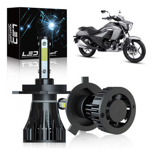 Foco Led H4 Moto Suzuki Intruder 150 18000lm Motocicleta Luz