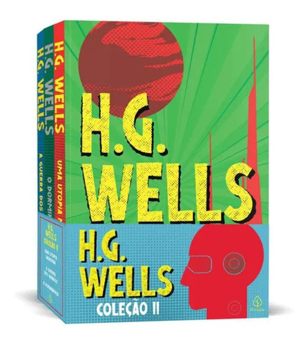 H.g. Wells - Colecão Ii - A Guerra Dos Mundos - Uma Utopia Moderna - O Dorminhoco