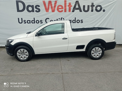 Imagen 2 de 15 de Volkswagen Saveiro Starline Std Blanca 2018 Unica