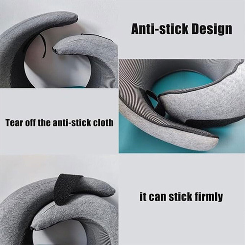 Almohada Cómoda De Espuma Viscoelástica, Cojín De Viaje En A