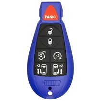 Comprar 1 Nuevo Llavero Azul Para Coche Con Entrada Sin Llave, 7 Bot