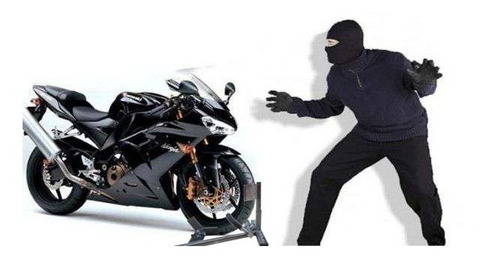 Anclaje Antirrobo Rueda Moto Wheel Chock Security En Cuotas