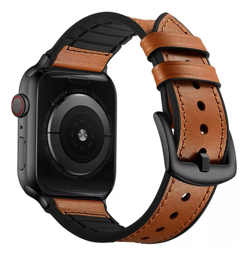 Correa Extensible De Cuero Para Apple Watch Banda De Piel