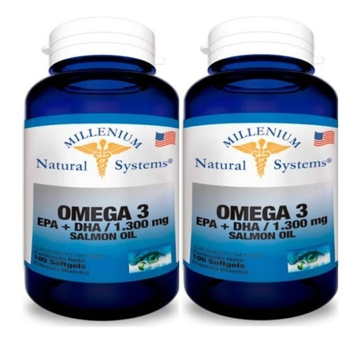 Omega 3 X 2 Frascos Natural Systems - Unidad a $410