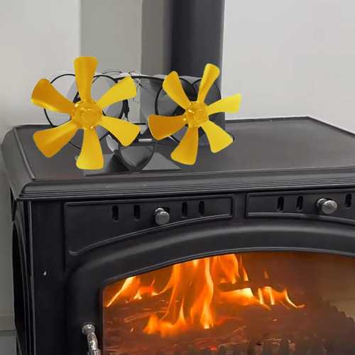 Ventilador De Chimenea Multiusos No Eléctrico Con Dorado