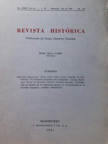 Revista Historica   Museo Histórico 1991