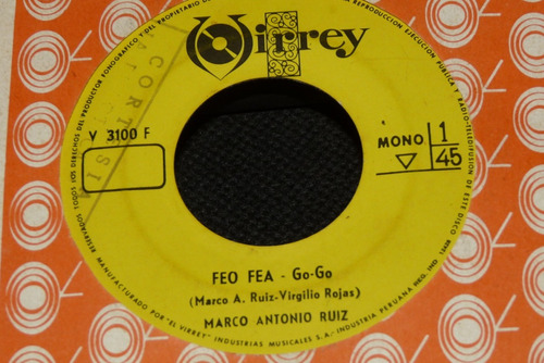 Jch- Marco Antonio Ruiz Feo Fea - Go Go 45 Rpm