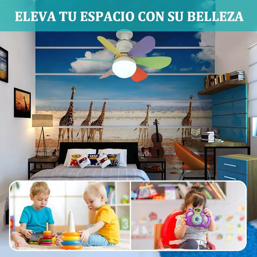 Lámpara Led Silenciosa Para Ventilador De Techo Con Control