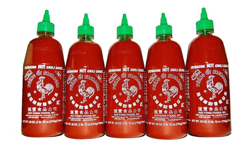 Pack 15u Salsa Sriracha 740ml Picante Dulce! Envio Gratis
