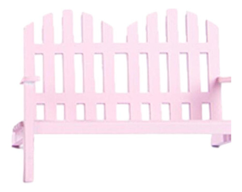 Mini 1/12 Escala Muebles De Casa De Asiento Doble Rosa