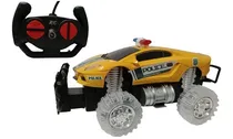 Comprar Juguete Auto Radio Control Camioneta Policia Luces En Ruedas
