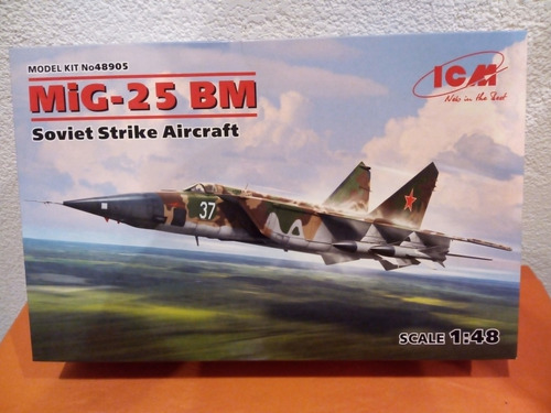 Mikoyan Gurevich Mig-25 Bm-escala 1/48-kit Icm