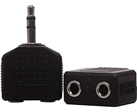 Adaptador Duplicador De Fone P2 Stéreo Caixa Som Tv Fone