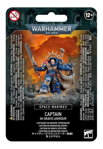 Gw Warhammer 40k Space Marines Captain In Gravis Armour
