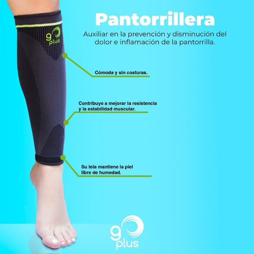Imagen 6 de 10 de Pantorrillera M Go Plus