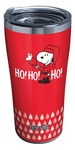 Peanuts Ho Christmas Holiday Made In Usa Double Walled ...