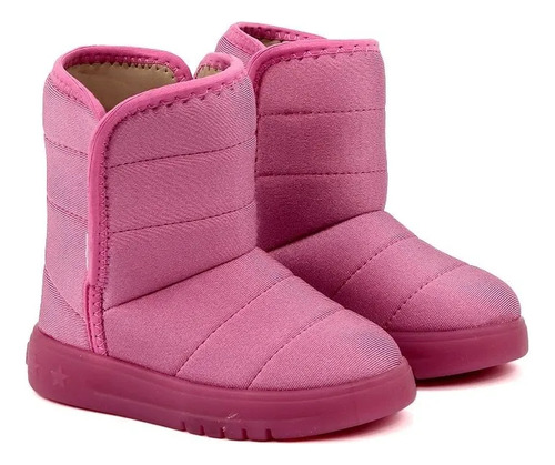 Botas Bebe Molekinha Abrigada Botita Abrojo Niñas 20 Al 25
