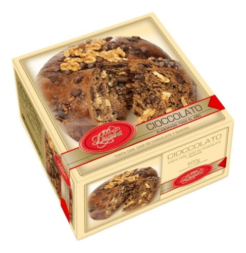 Pan Dulce 100 Ducados Cioccolato De 600g Pack 4u