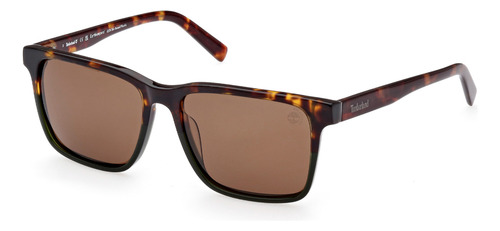Lentes De Sol Marrón Polarizados Timberland Tb930655h Color Havana Varilla Havana Armazón Havana
