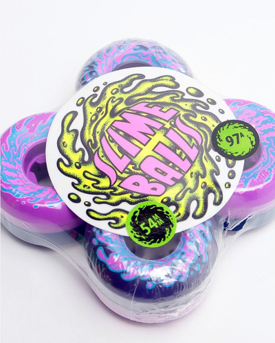 Ruedas Skate 54mm Slime Balls Take Vomit Purple | Laminates