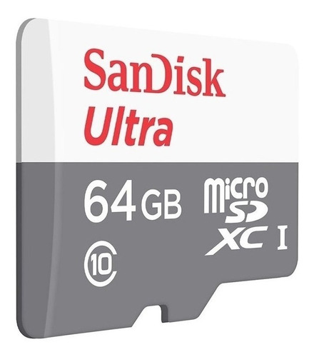 Imagen 1 de 5 de Memoria Micro Sd Ultra Sandisk 64gb Clase 10 Cuotas