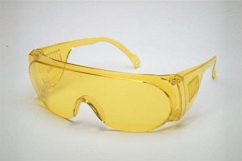  Oculos Proteção Kalipso Panda Amarelo - T-78954