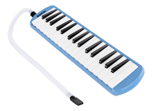 Imagen 4 de 10 de Flauta Melódica Midiplus 32 Teclas Con Funda Y Boquilla Azul